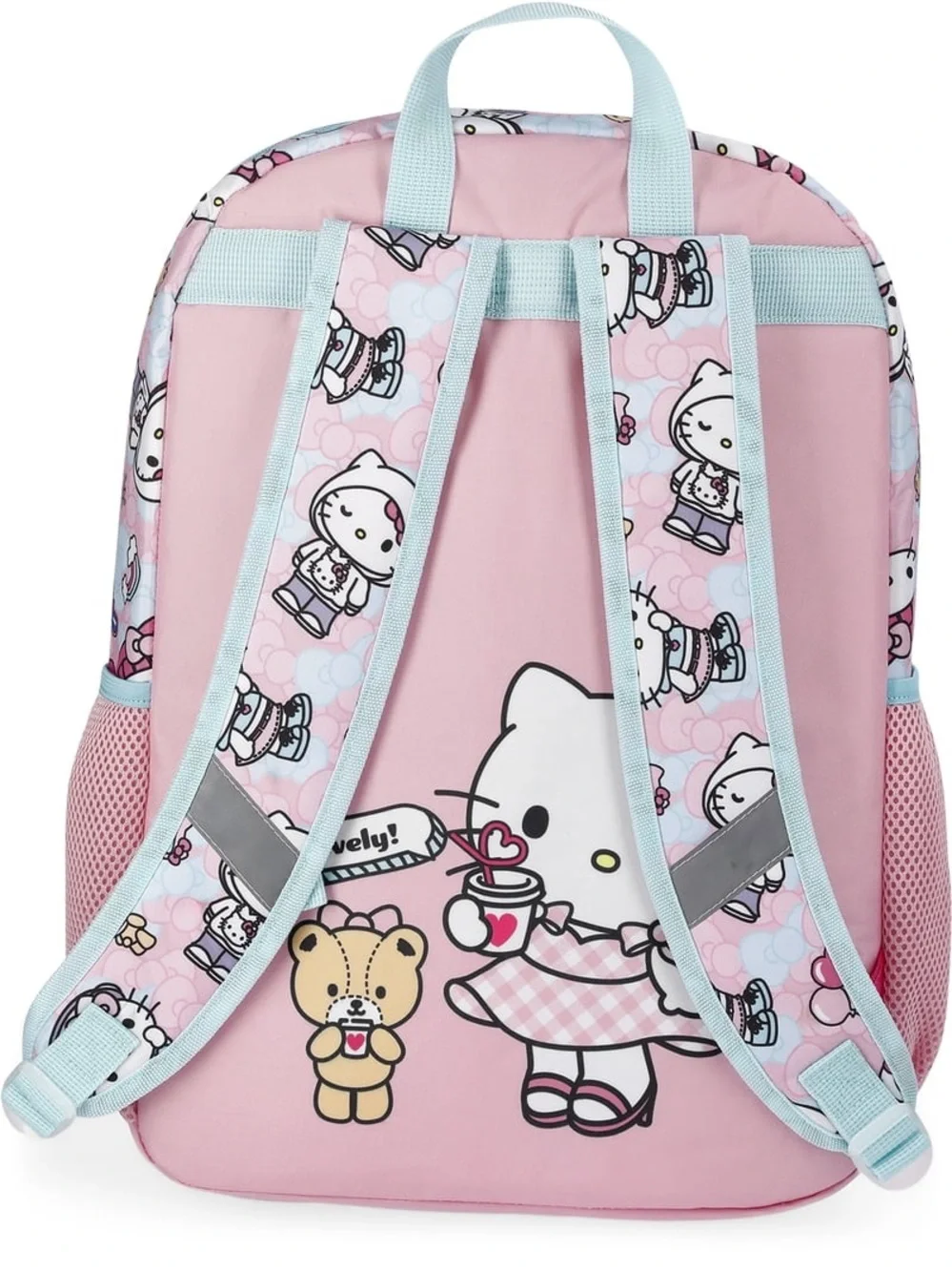 Hello Kitty Pink and Baby Blue 'You Glow Girl' Backpack W1